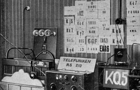 Die erste Amateurfunkstation in Kassel, die "KQ5"
