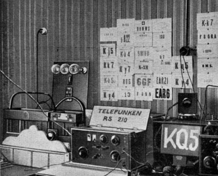 Die erste Amateurfunkstation in Kassel, die "KQ5"