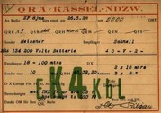 Kilian [auch 4kbu], an EF8jms, Paris, vom 26.05.1928 (Bild: Dokumentationsarchiv Funk/QSL Collection, Sammlung F2VX)