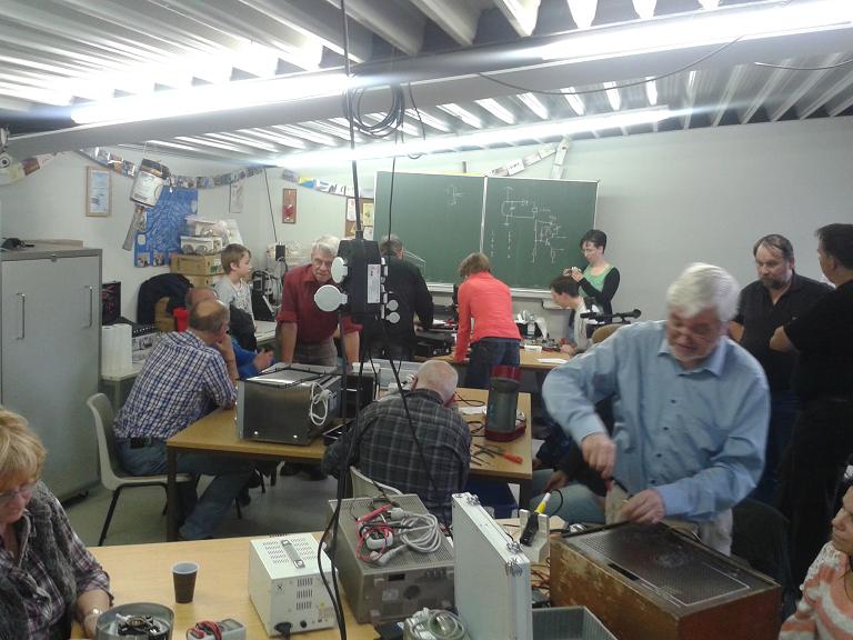 Mitten im Geschehen (Foto DF6HF)