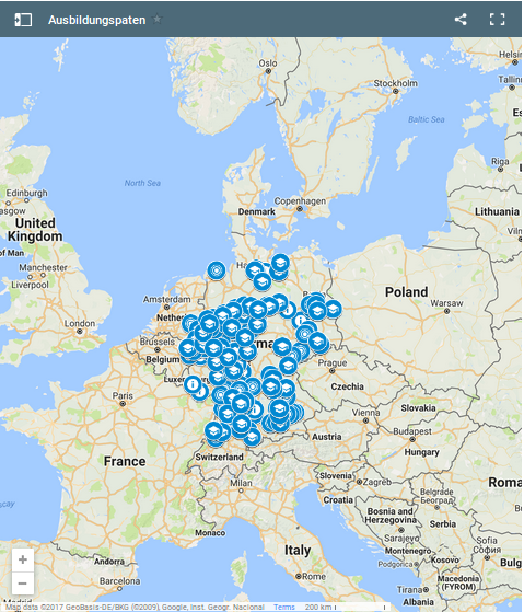 DARC Ausbildungspaten Map